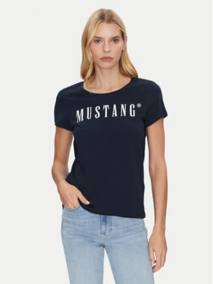 Mustang T-Shirt Alma 1013933 Granatowy Regular Fit