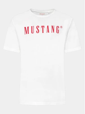 Mustang T-Shirt Austin 1014695 Biały Regular Fit