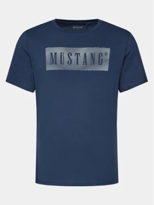 Mustang T-Shirt Austin 1014937 Granatowy Regular Fit