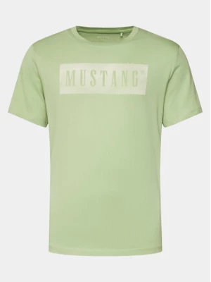 Mustang T-Shirt Austin 1014937 Zielony Regular Fit