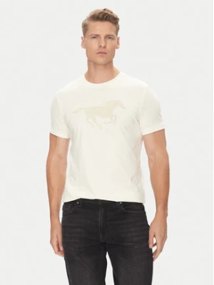 Mustang T-Shirt Austin 1016483 Beżowy Regular Fit