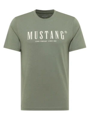 Mustang T-Shirt Austin 1016853 Zielony Regular Fit