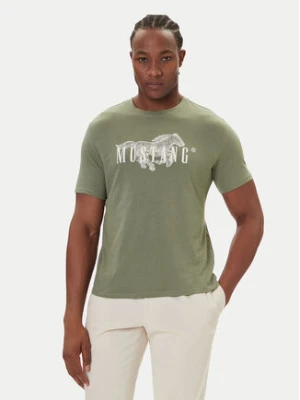 Mustang T-Shirt Austin 1016857 Czerwony Regular Fit