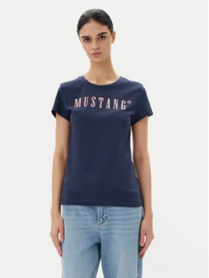 Mustang T-Shirt Loa 1016146 Niebieski Slim Fit