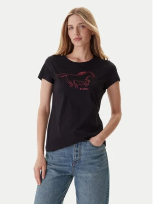 Mustang T-Shirt Loa 1016753 Czarny Slim Fit