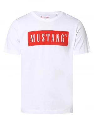 Mustang - T-shirt męski – Alex, biały