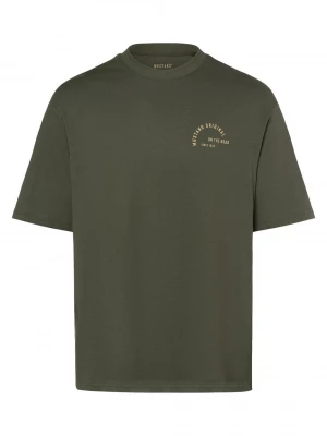 Mustang - T-shirt męski – Style Aidan, zielony