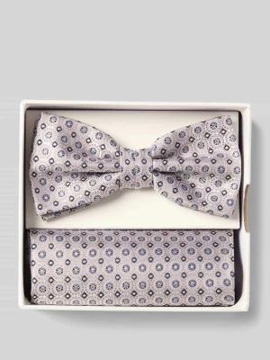 Muszka i poszetka w zestawie z czystego jedwabiu Prince Bowtie