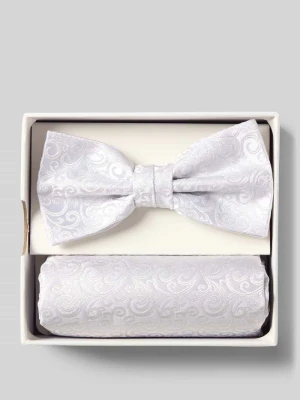Muszka i poszetka w zestawie z czystego jedwabiu Prince Bowtie