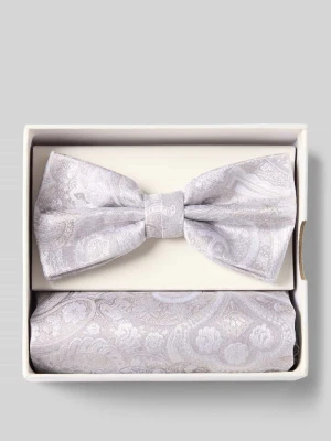 Muszka i poszetka w zestawie z czystego jedwabiu Prince Bowtie