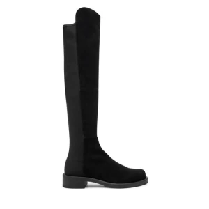 Muszkieterki Stuart Weitzman 5050 Bold Boot SG654 Czarny