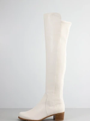 Muszkieterki Stuart Weitzman mleczny