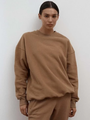 MUUV bluza bawełniana SOFT TOUCH damska kolor beżowy gładka Muuv.