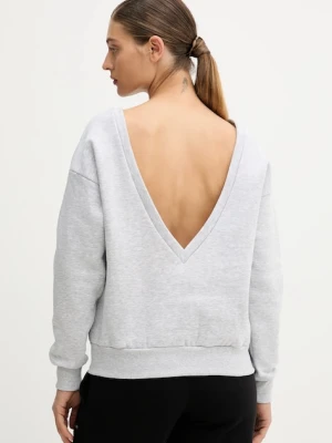 MUUV. bluza damska kolor szary melanżowa 0