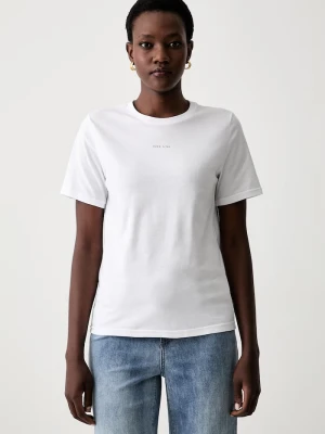 Muuv. Muuv T-shirt damski bawełniany biały