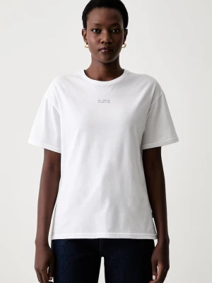 Muuv. Muuv T-shirt damski bawełniany biały