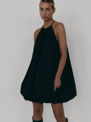 MUUV. sukienka LOU kolor czarny mini oversize