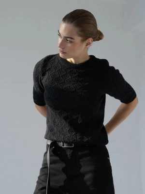 Muuv sweter damski z wełną merino PARR Muuv. czarny