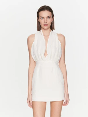 MVP Wardrobe Sukienka codzienna MVPE3AB067.0TE0121 Écru Regular Fit