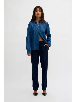 My Essential Wardrobe Spodnie w kolorze granatowym rozmiar: 46