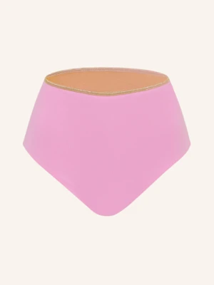 Mymarini Dół Od Bikini Z Wysokim Stanem Shine, Model Dwustronny Z Ochroną Uv 50+ rosa