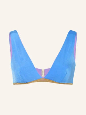 Mymarini Dwustronny Top Bikini Typu Braletka Shine Z Ochroną Uv 50+ lila