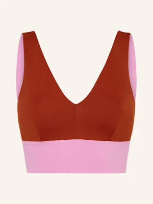 Mymarini Góra Od Bikini Bralette Yogatop, Model Dwustronny Z Ochroną Uv 50+ pink