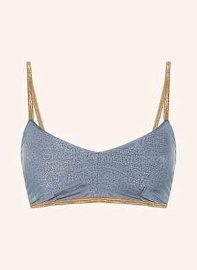 Mymarini Góra Od Bikini Bustier Shine, Model Dwustronny Z Ochroną Uv 50+ grau