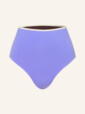 Mymarini Odwracalne Figi Bikini Shine Z Wysokim Stanem I Ochroną Uv 50+ braun