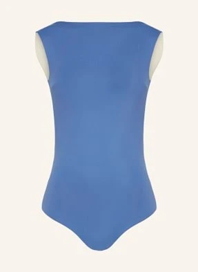 Mymarini Strój Kąpielowy Z Dekoltem High Neck Seabody Dwustronny Z Ochroną Uv 50+ blau
