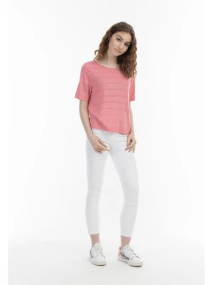 myMo Koszulka dzianinowa w kolorze różowym rozmiar: XL