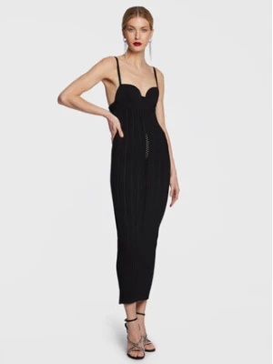 N°21 Sukienka koktajlowa 23E N2M0 AH01 7568 Czarny Slim Fit