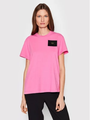 N°21 T-Shirt 22I N2M0 F011 4203 Różowy Regular Fit
