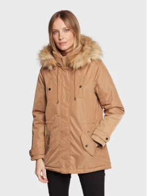 NAF NAF Parka Buparkie THNK7 Brązowy Regular Fit