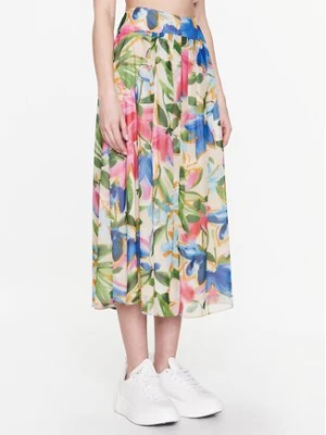NAF NAF Spódnica Laquarelle XENJ35 Kolorowy Regular Fit