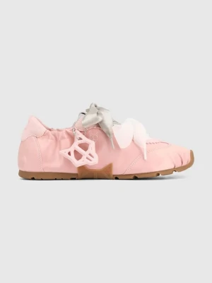 Naked Wolfe Adorable Pink Satin sneakersy damskie