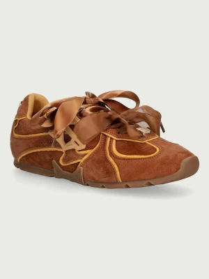 Naked Wolfe Adored sneakersy damskie zamszowe brązowy