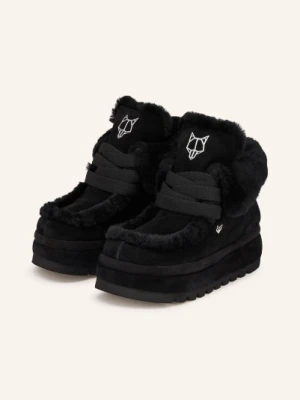 Naked Wolfe Botki Sznurowane Bambi schwarz
