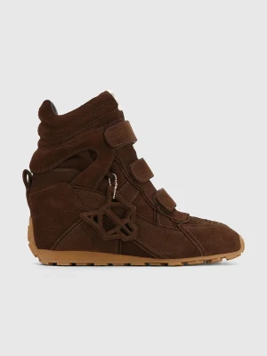 Naked Wolfe Element sneakersy damskie zamszowe brązowy
