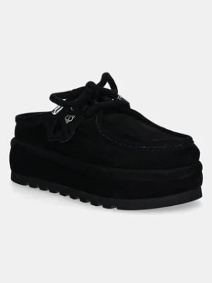 Naked Wolfe kapcie zamszowe Blizzard kolor czarny Blizzard Suede Shearling Black
