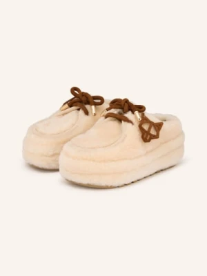 Naked Wolfe Klapki Na Płaskiej Podeszwie Blizzard weiss