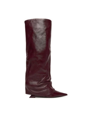 Naked Wolfe Kozaki Stated Bordowy