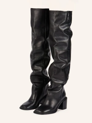 Naked Wolfe Kozaki Za Kolano Nature schwarz