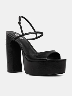 Naked Wolfe sandały skórzane Fire kolor czarny Fire Black Leather