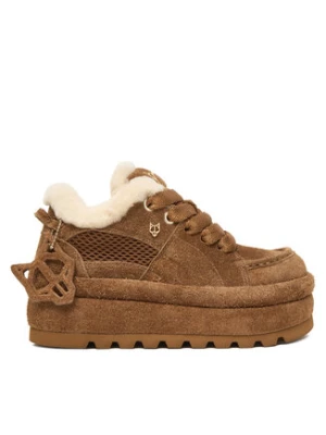 Naked Wolfe Sneakersy BEAU Brązowy