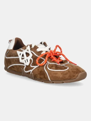 Naked Wolfe sneakersy zamszowe Adored damskie kolor brązowy Adored Tan/White Suede