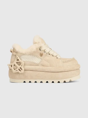 Naked Wolfe sneakersy zamszowe Beau beżowy