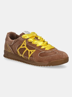 Naked Wolfe sneakersy zamszowe Exposure damskie kolor brązowy Exposure Suede Tan
