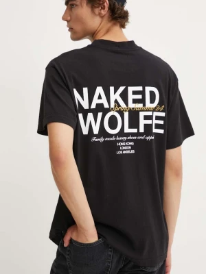 Naked Wolfe t-shirt bawełniany czarny
