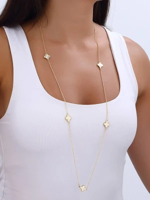 Nakkash Pozłacany naszyjnik z elementem ozdobnym rozmiar: onesize